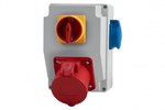 Rozdzielnica RS-KOMBI - gniazda 32A 5p, 230V, L/P (32A)